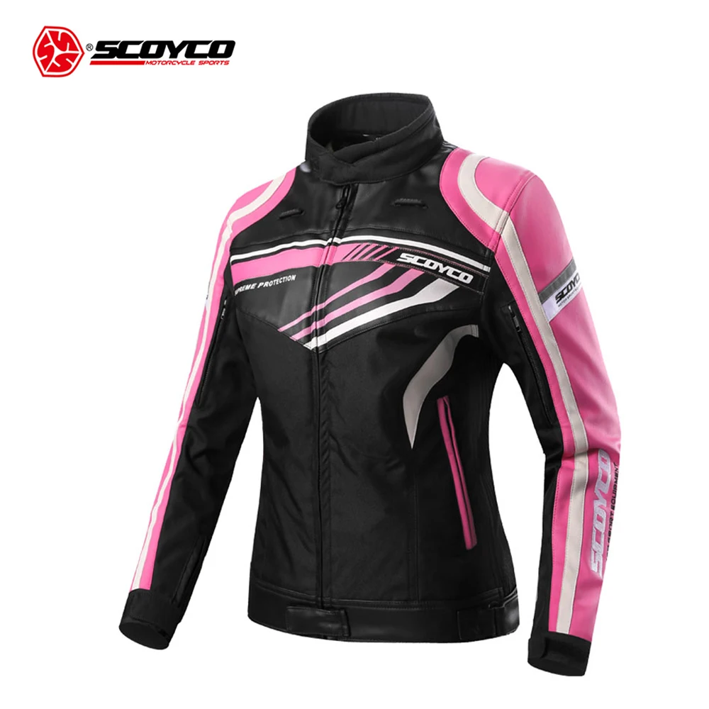 

SCOYCO Motorcycle Summer Jacket Women's Motorcycle Leather Jackets Waterproof Cross-country Motorcycle Riding Downhill Clothes