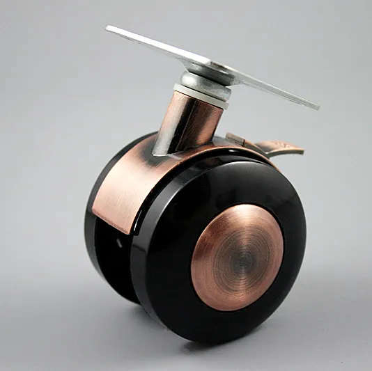 Honggu 2 inch alloy wheels furniture caster steering wheel coffee table