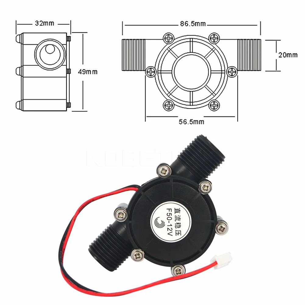 Микро гидро генератор 80 в/12 В/5V10W DC воды генератор гидроэлектрический расход водопроводной воды гидравлический DIY