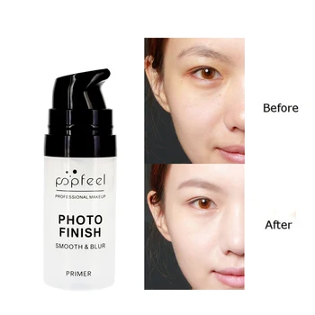 

POPFEEL Face Base Primer Makeup 15ml Liquid Matte Make Up Fine Oil-control Facial Cream Brighten Nude Foundation Cosmetic TSLM1