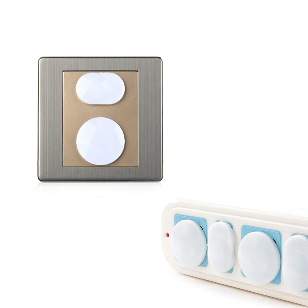 2 pcs Socket Covers Child Electric Socket Outlet Plug Safe Lock Cover for Kids Safety Prevent
