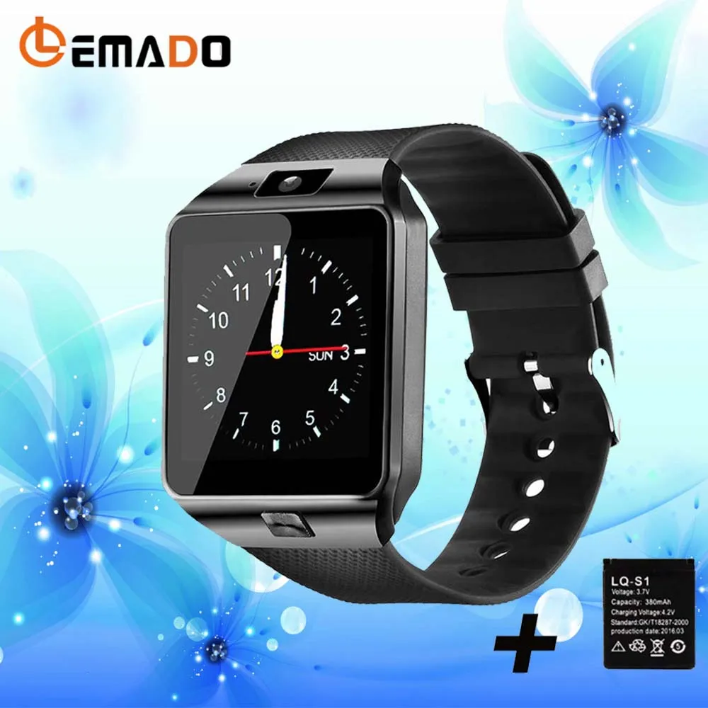 Lemado Smart Watches On Wrist DZ09 Support Sim Card Anti lost Watch Smartwatch android With Men