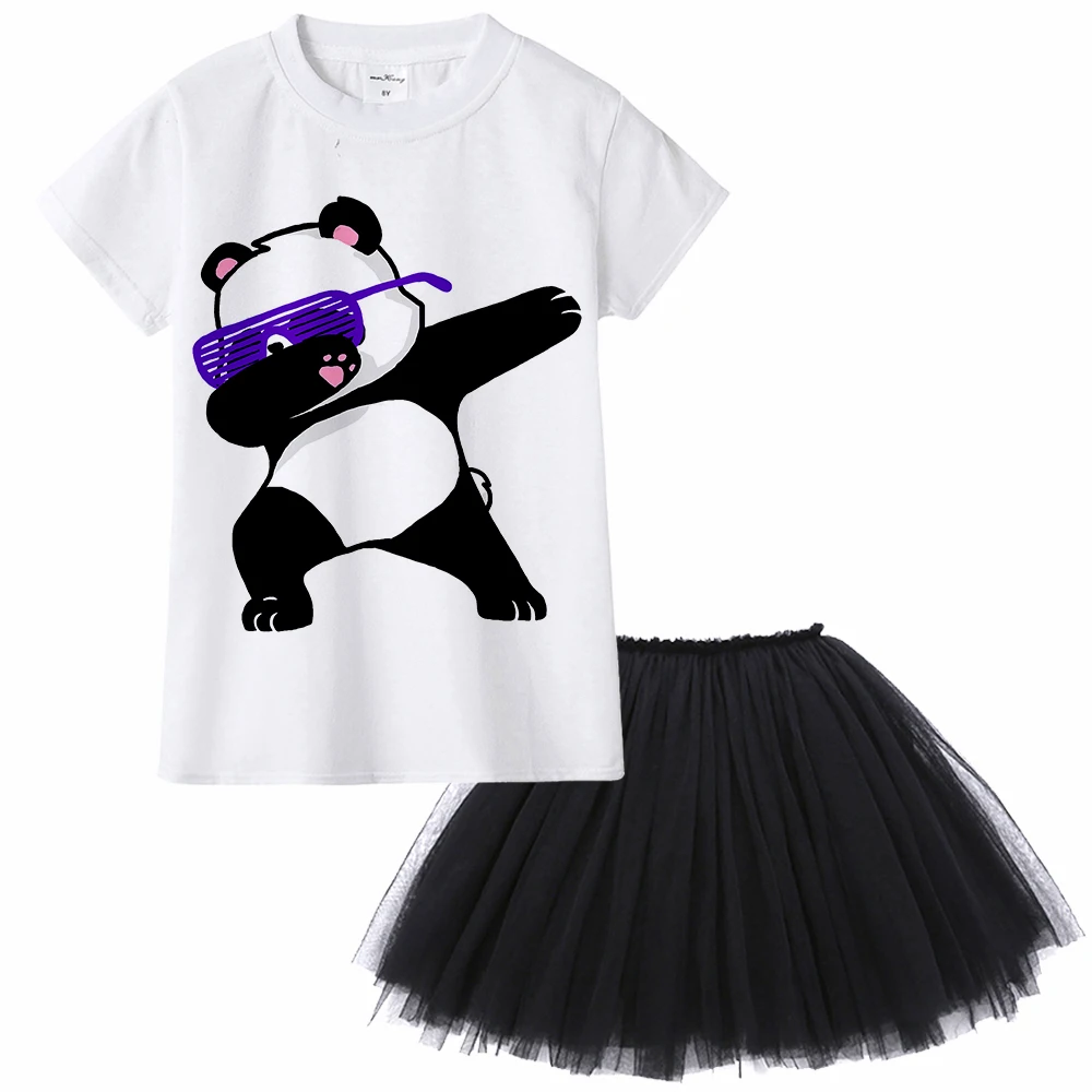 Cute Funny Dab Animal Girl Clothing Set Dabbing Unicorn Cat Dog Pug Panda Zebra Rabbit T Shirt Tutu Skirt Two Pieces Cute Funny Dab Animal Girl Clothing Set Dabbing Unicorn Cat Dog Pug Panda Zebra Rabbit T Shirt Tutu Skirt Two Pieces