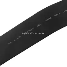 Соотношение 2:1 черный полиолефин 50 мм Диаметр Термоусадочная усадочная трубка 1 м