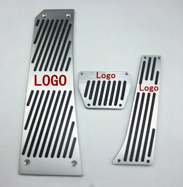 

Car Aluminum Alloy Foot Rest Pedals Set Car Pedals Cover with Screws Fit for New 3 5 7 Series F30 F35 F10 E60 Z4 X5 X6
