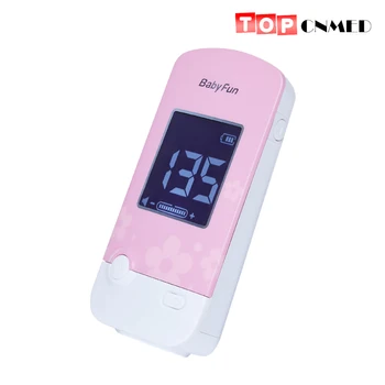 

Big LCD Display 2.5 Mhz Fetal Doppler Heart Monitor Earphone recording cable Gel Home Using 2 earphone whole