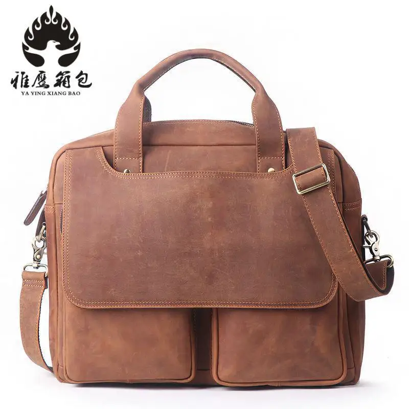 Men Messenger Bags Male Genuine Leather Men Bag Briefcase Men's ...