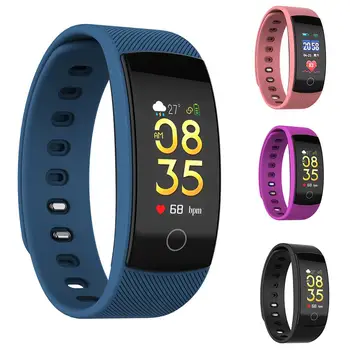 

New Sports Blood Pressure Heart Rate Oxygen Fitness Tracker Smart Watch Bracelet