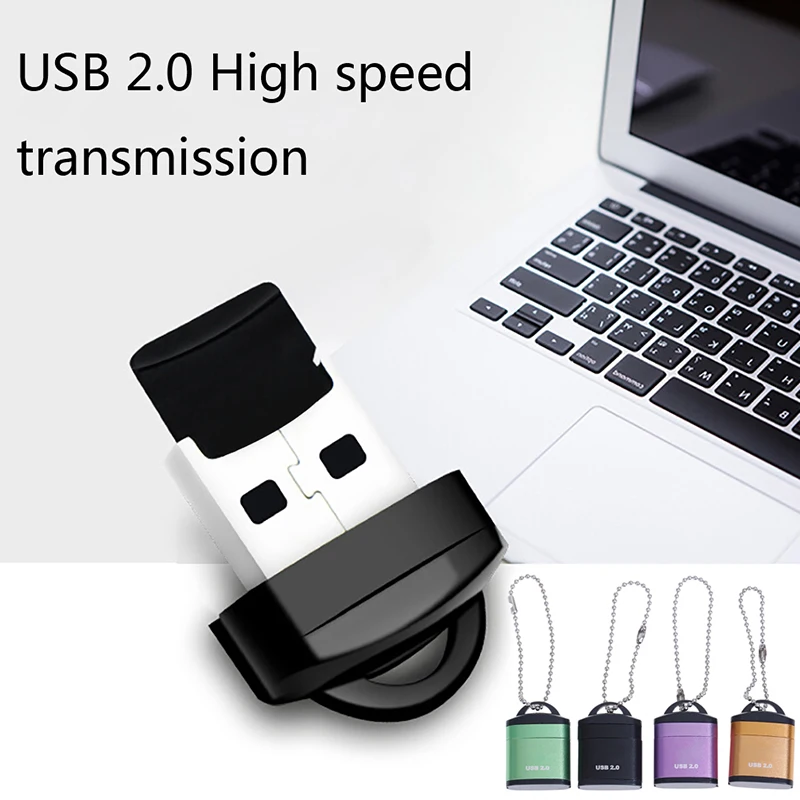 

SD Card Reader with innovative TF card slot change the card reader into a usb flash drive for computer or for car