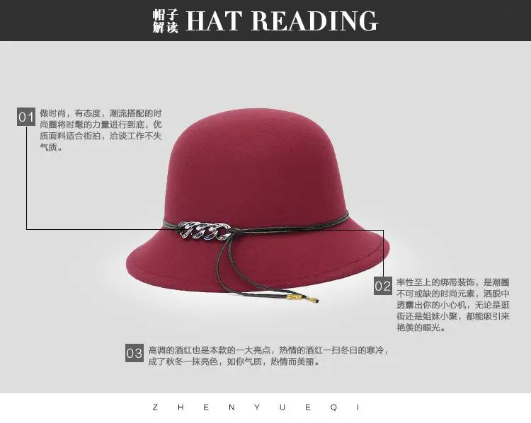 Europe England Style Autumn Winter Hat For Women Fedora Hat Woman Wide Brim Wool Felt Bowknot Fedoras Vintage Ladies bonnet Cap