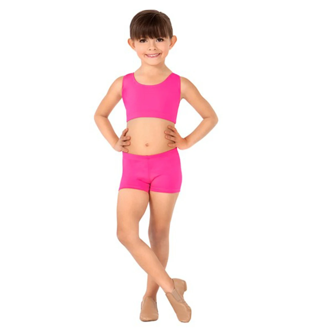 Girls Ballet Jazz Shorts Dance for Dancewear Workout red Shorts for