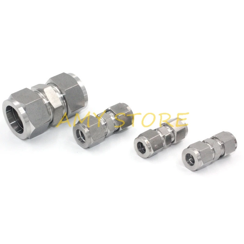 1 шт. 1/8 &quot1/4&quot 3/8 &quot1/2&quot 3 4 6 8 10 12 мм трубы из нержавеющей стали два наконечника