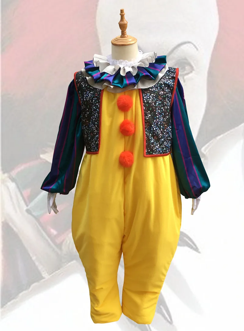 Movie Stephen King IT Pennywise Mens Fancy Dress Halloween Horror