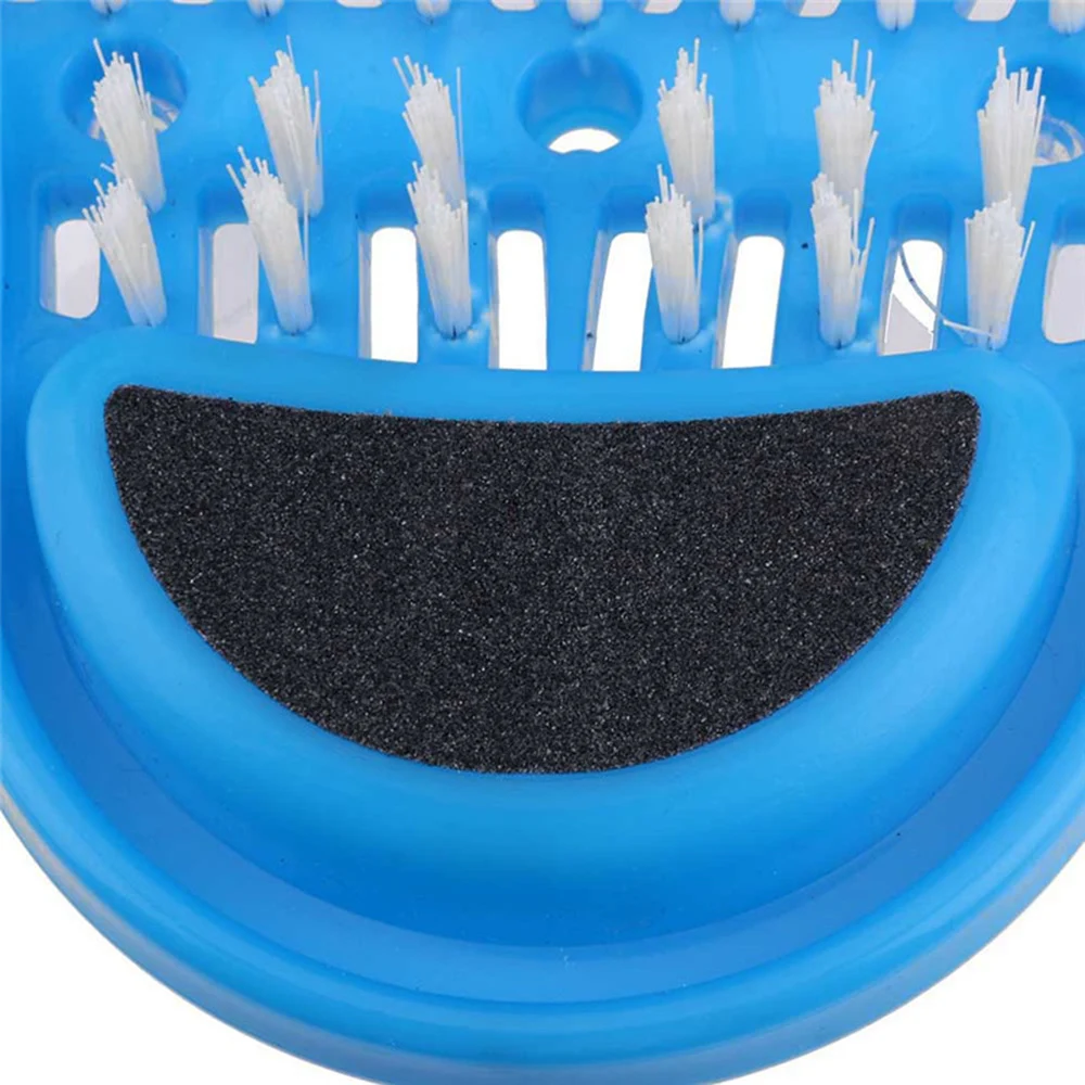 1 pieza de limpieza de pies de ducha limpiador de pies limpiador de fregadero cepillo masajeador exfoliante regalo 280x130x110mm Baño masaje zapatillas