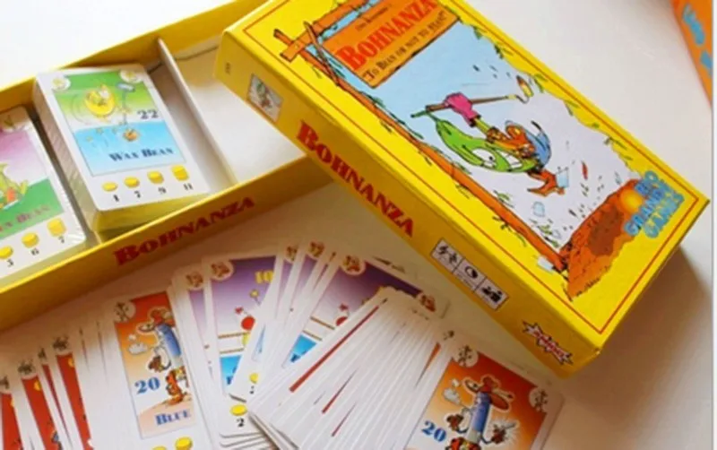 Горячая Распродажа Bohnanza настольная игра новейшая версия для 2 7 игральных карт