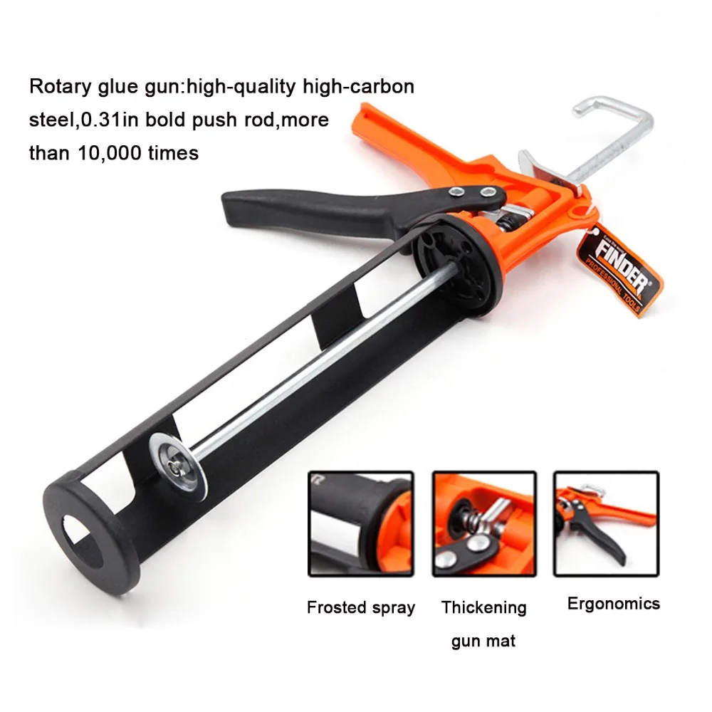 High carbon steel Casing Caulking Gun Glass Glue Gun Glue Gun Silicone Gun in Glue Guns from