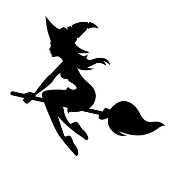 

Wholesale 5pcs,10pcs,14*12.7CM Sexy WITCH Car Sticker Decals Cartoon Motorcycle Stickers Waterproof Car Accessories