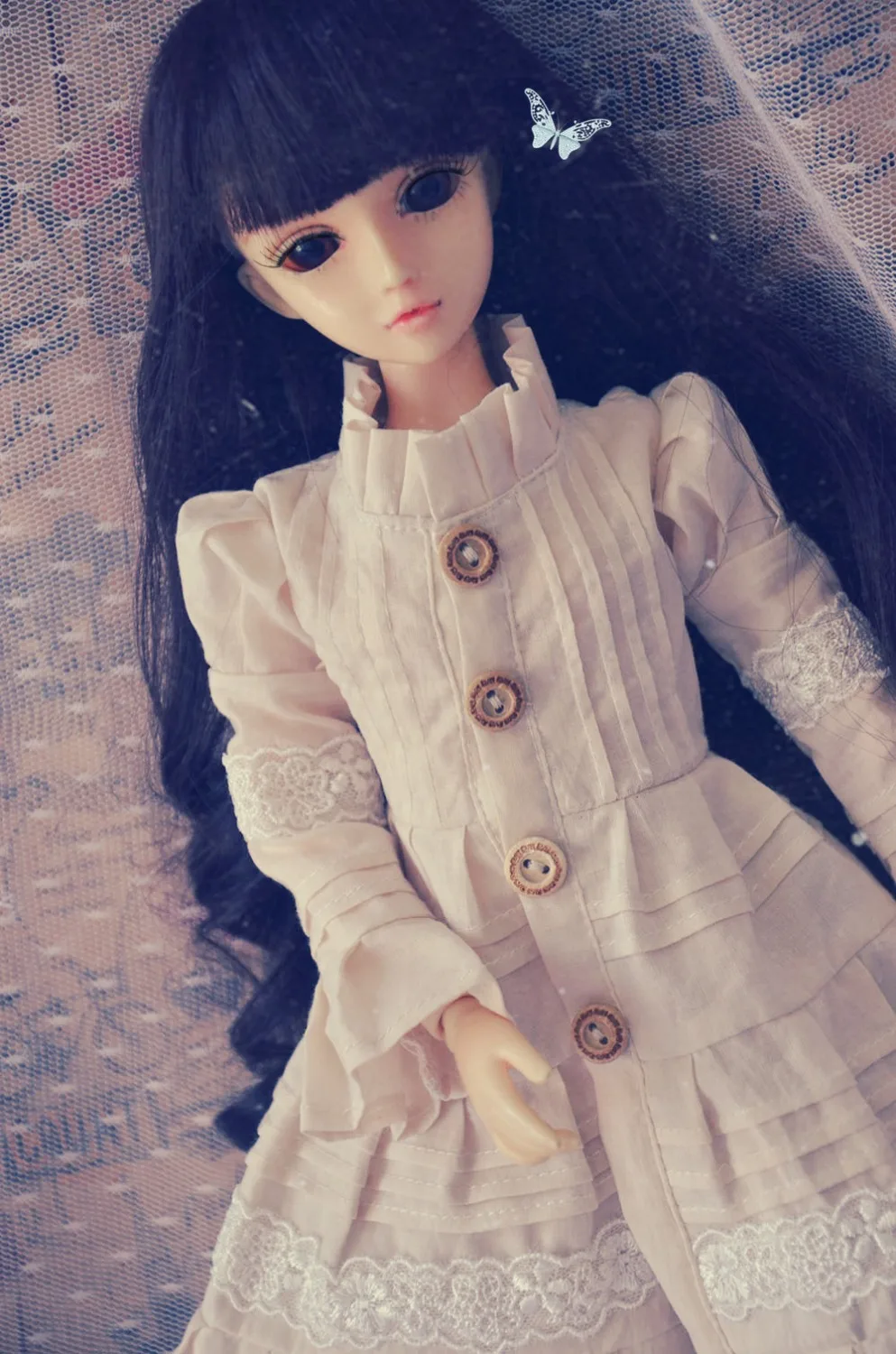 Vintage Forest Dress Dress for Bjd doll 1//4 MSD,1//3,SD16 Doll Clothes CWB90