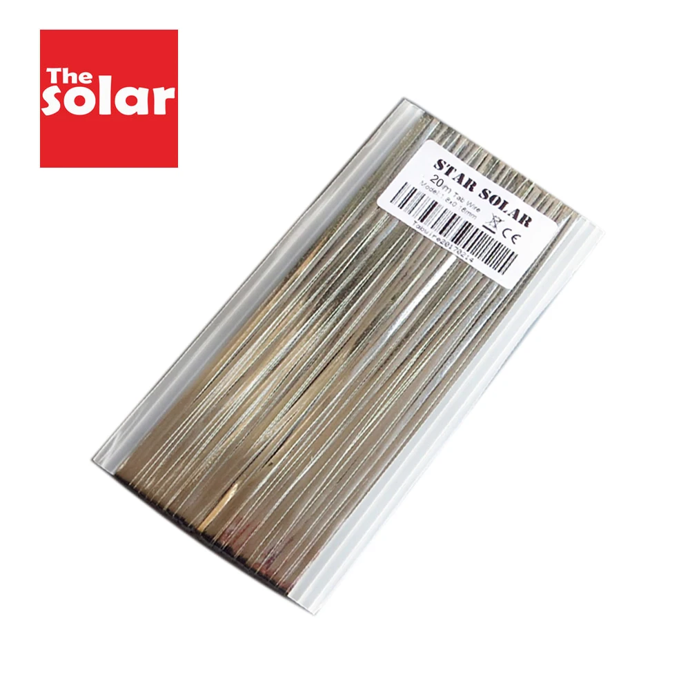 

20m 66ft 1.80x0.16mm solar tab bus bar wire for PV Ribbon Tabbing wire for DIY connect