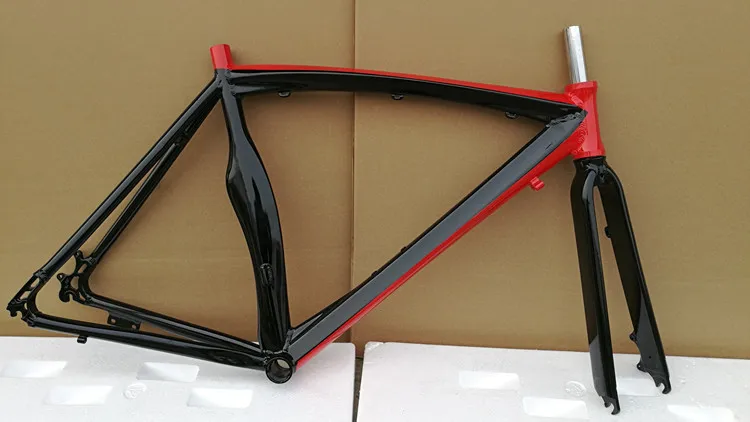 Sale Kalosse  100/135mm  road bike  frame   Disc brakes road bicycle  frame  aluminum alloy    for 175-190cm height person 0