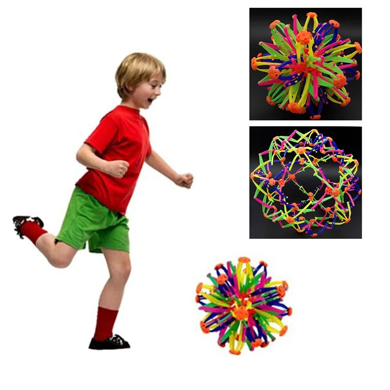 Красочный цветок мяч дети мальчики девочки игрушки выдвижной сменный магический шар ручной ловить мяч Забавный рождественский подарок