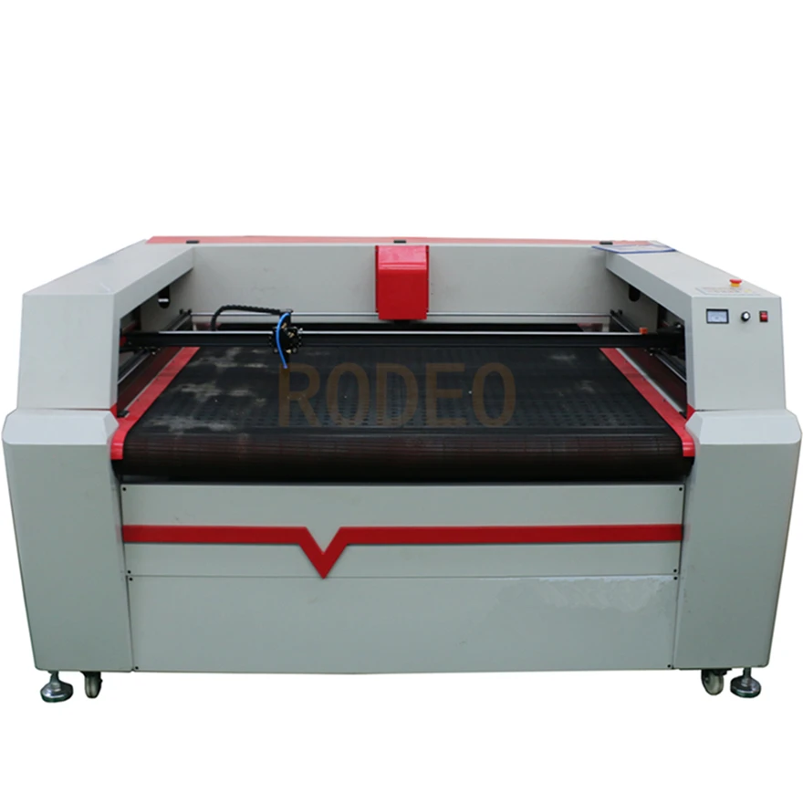 Auto feeding laser cutting machine for cloth fabric leather 1610in
