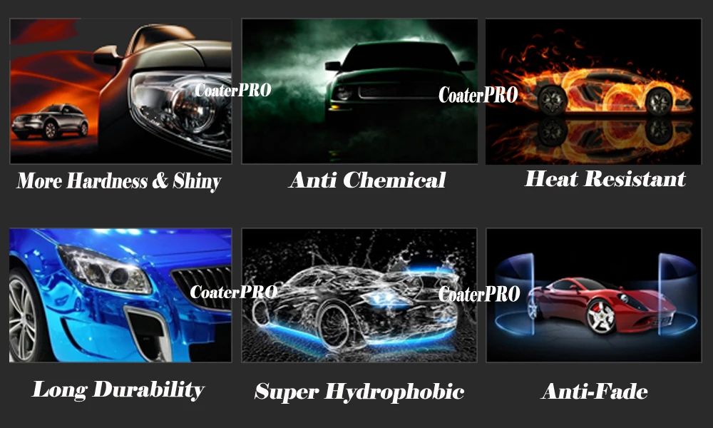 Auto Plastic Nano Liquid Ceramic Coating nanotech water repellent super hydrophobic gloss self cleaning for auto plastic parts car wax