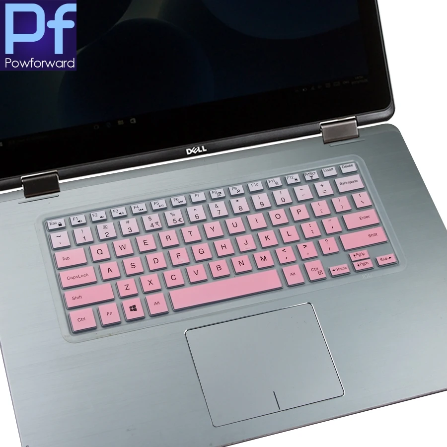 Силиконовый чехол для клавиатуры ноутбука Dell Inspiron 13 2018 Series 5000 5368 5378 5379 7000|Наклейки