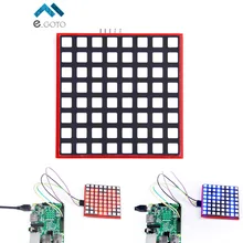 LED Full Color Dot Matrix RGB LED Display Screen Board 8*8 Dot Matrix Module for Raspberry Pi 3/2/B+ 8×8 RPI-RGB-LED-Matrix