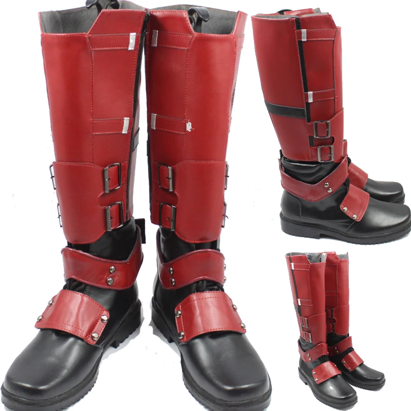 

X-men Deadpool Cosplay Costume Boots Shoes Superhero Helloween Accessories