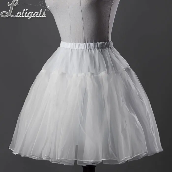 Daily Casual Slip Skirt Sweet Short Organza Petticoat by Classical Puppets