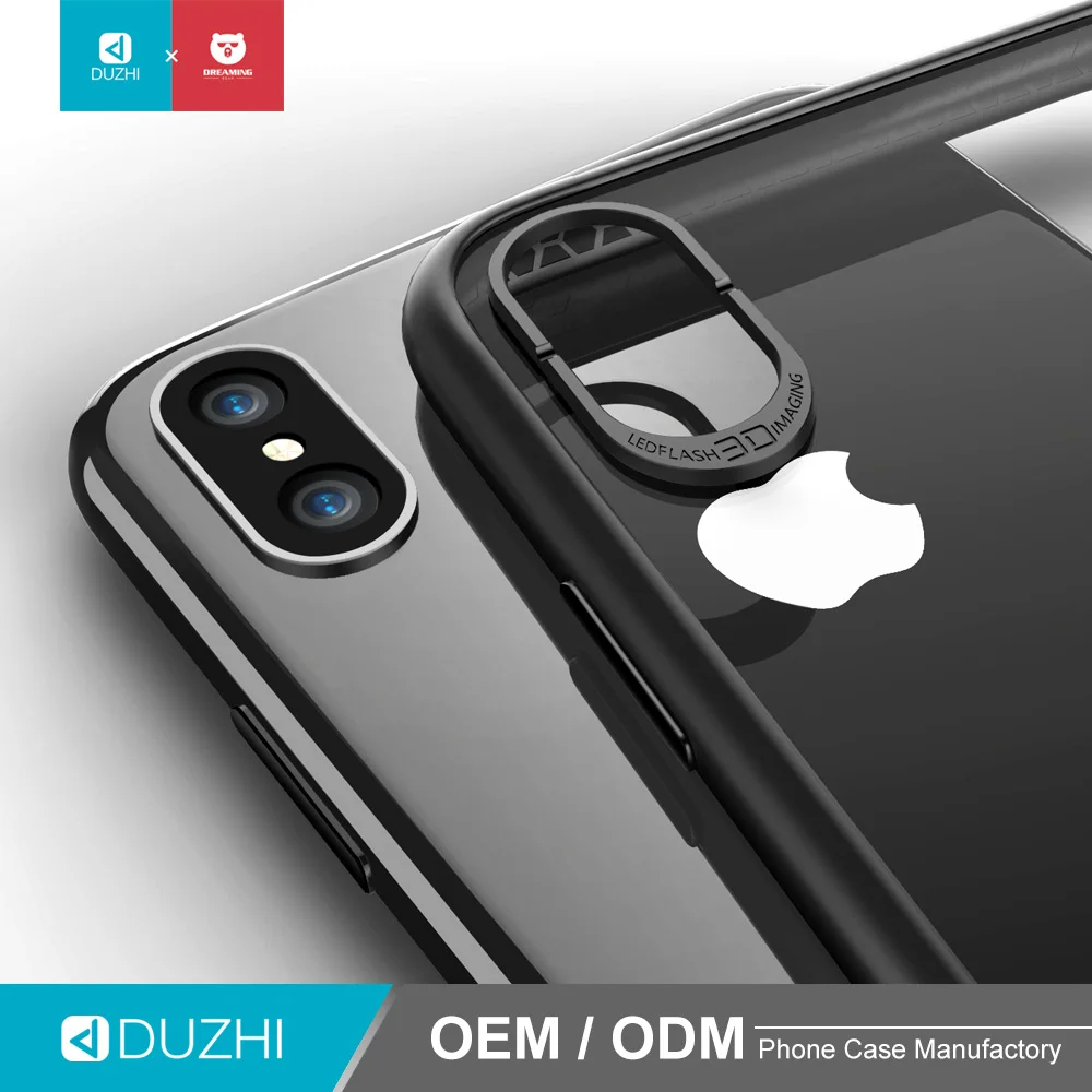 Чехол для iphone X 100% оригинальный бренд Duzhi силиконовый чехол iphoneX мягкий прозрачный