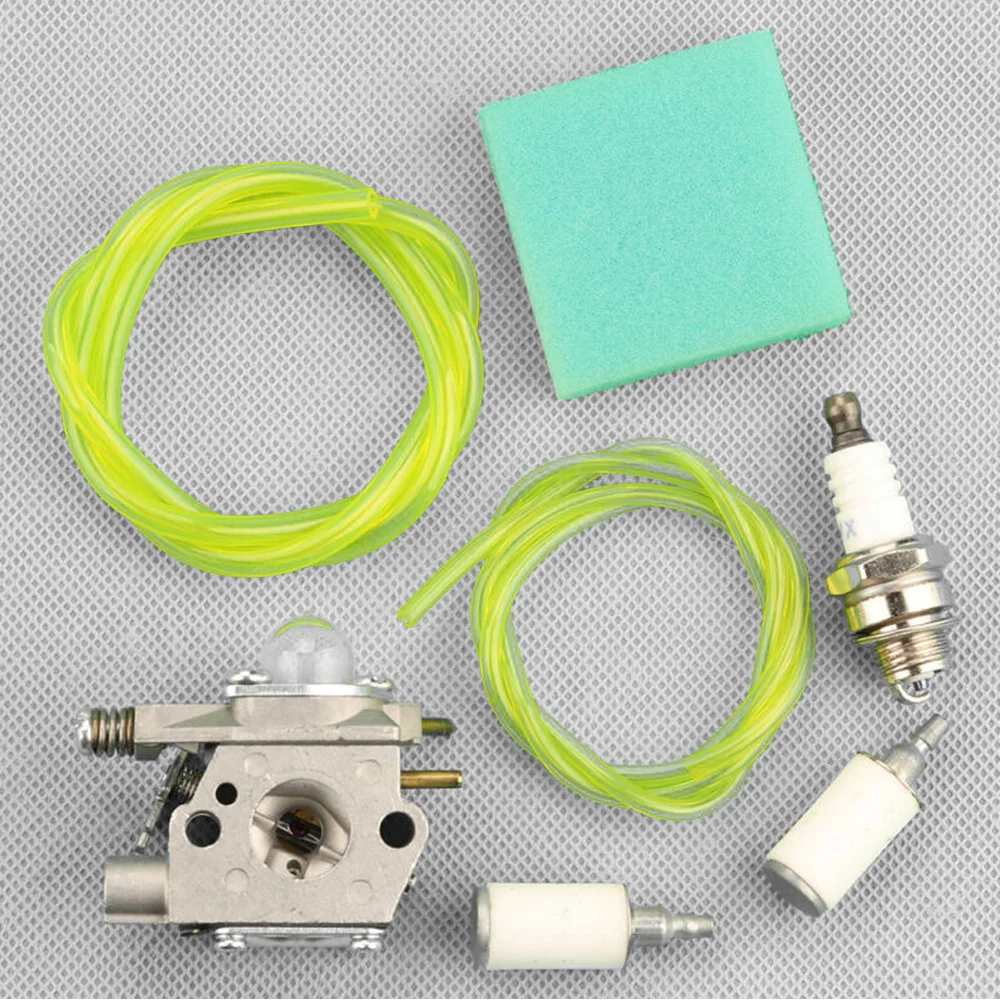 

Pipe Carburetor Kit For Weed Eater XT200 XT25 XT250 XT300 XT35 XT400 XT600 Replacement Set 8pcs