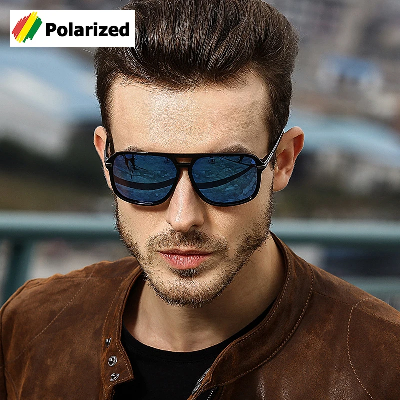 sensación medallista retroceder JackJad gafas De Sol polarizadas De estilo aviador para hombre, lentes De  Sol cuadradas clásicas a la moda, De diseño De marca para conducir, A523,  2018|De los hombres gafas de sol| -