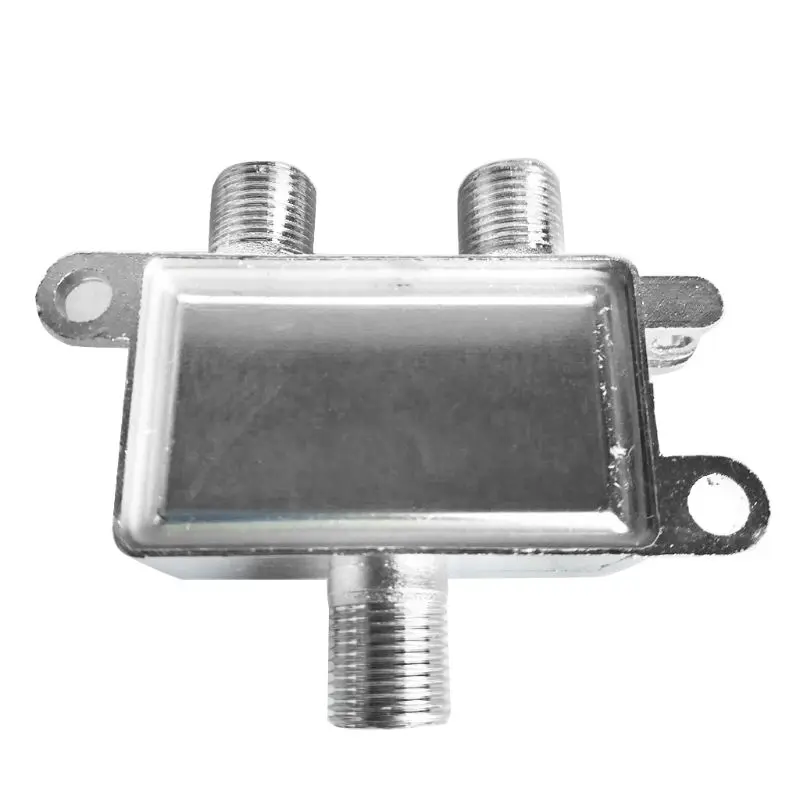 

5-2400MHz 2Way HD Digital Coax Cable Digital Splitter Bi-Direction Satellite Analogue TV Signal Receiver Connector for SATV/CATV