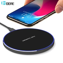 DCAE 15 Вт Быстрое Qi Беспроводное зарядное устройство для huawei P30 Pro samsung S10 S9 Note 9 Быстрая зарядка 10 Вт зарядная площадка для iPhone X XR XS 8 11