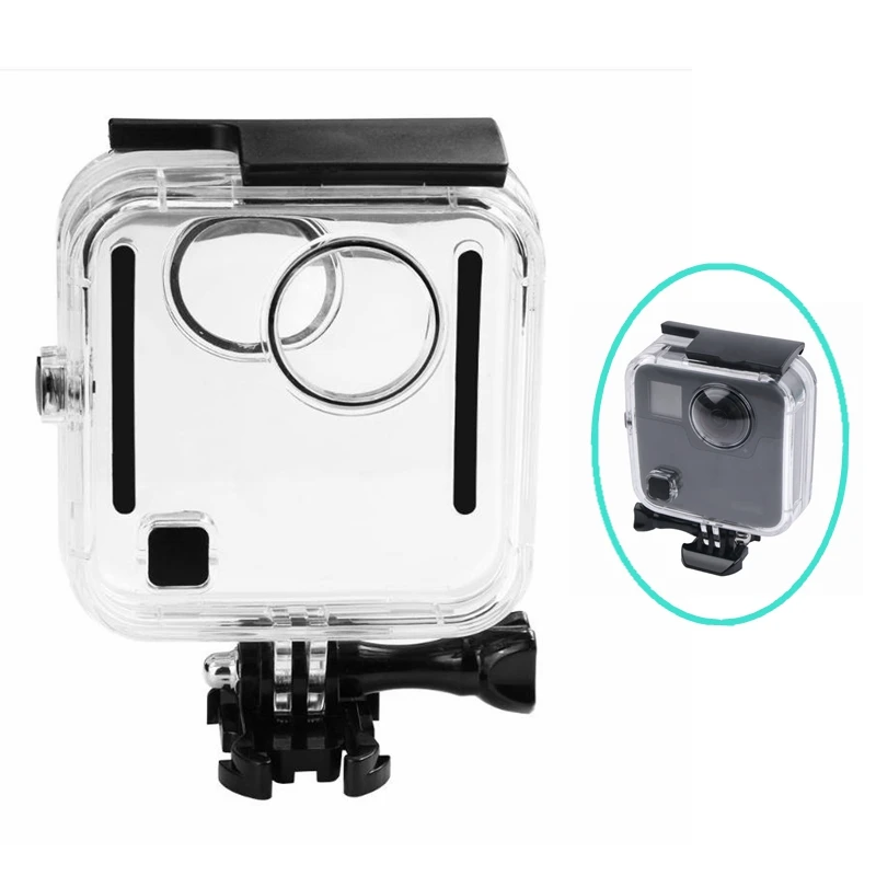 Новинка для Go Pro 360 аксессуары 45 м чехол для дайвинга водонепроницаемые корпуса подводный защитный корпус оболочка для Go Pro Fusion