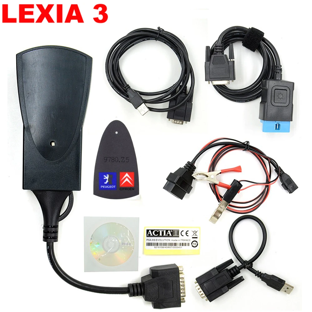 2PCS Lot Lexia 3 PP2000 Diagbox V7 83 LEXIA 3 Diagnostic font b Tool b font