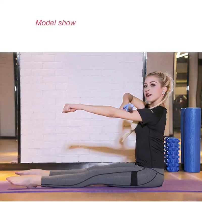 ПВХ для тренажерного зала массажный ролик для йоги Stick мышцы тела Расслабляющий массаж инструмент валик для мышц палочки с точки колючие