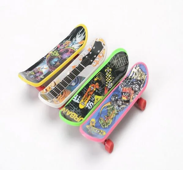 

6pcs Mini Finger Board Skateboards Kids Fingerboard Fascinating Toys Hot Style Tech Skate Board