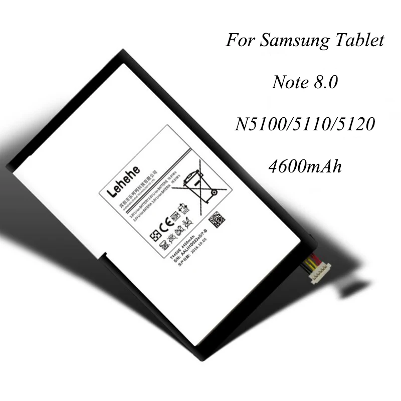 

Real Capacity 4600mAh Battery For Samsung Tab Note 8.0 / 510 3G GT-N5100 N5100 SP3770E1H Tablet Batteries with tool kit
