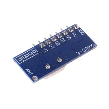 

433 MHz RF Code Learning Receiver Module 1527 Wireless Decoder 4 Output Channel For Remote Control