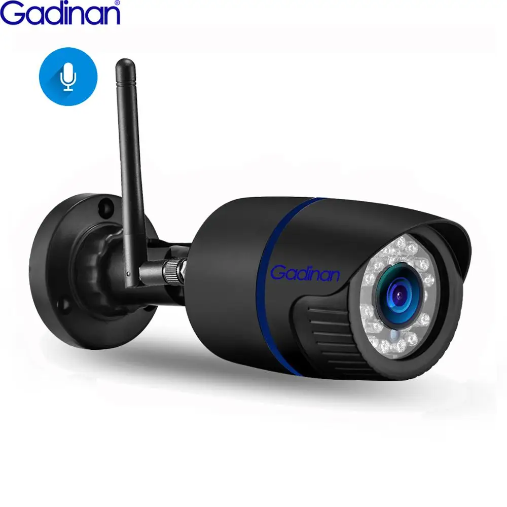 Gadinan HD 1080P 720P беспроводная SD карта слот аудио камера 2.0MP wifi камера безопасности ИК ночного видения Водонепроницаемая открытая Yoosee