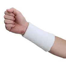 Для мужчин и женщин спортивный напульсник махровая ткань повязка на запястье теннис сквош бадминтон баскетбол браслет тренажерный зал Crossfit запястье обертывания