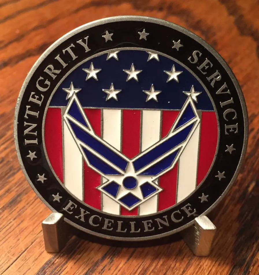 

United States Air Force USAF Enlistment Oath Challenge Coin