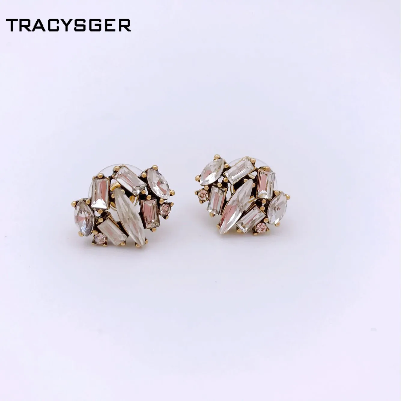 

AD-es30284/Awesome beauty clear crystal earrings