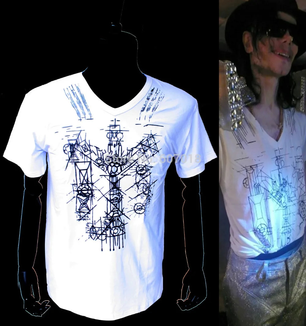 

MJ Michael Jackson This is it Thriller limited Edition White Novelty T-Shirt Summer