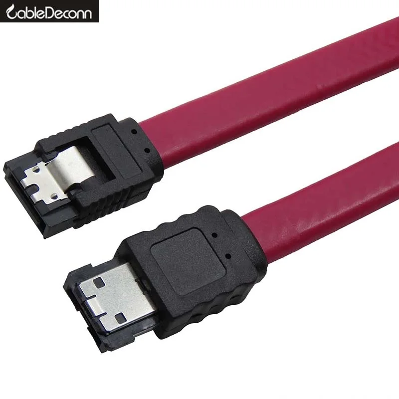 2pcs sata to esata cable Hard disk Serial ata SATA 7pin to eSATA Male