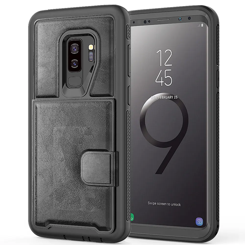 CBL PC+ TPU+ из искусственной кожи чехол для samsung S10 Plus S10 Note9 мульти держатели для карт чехол для samsung S9 Plus чехол для телефона чехол