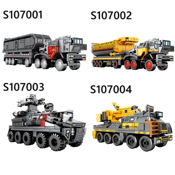 

For GSBAN Technic Creator Car Wandering Earth Movie Cargotruck-Transport Truck Car Building Blocks Sets Toys Children Friends
